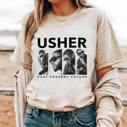 New Usher Concert Shirt, Retro Graphic R&B Concert Shirt, Usher Coming Home Tour Shirt, Usher Concert Group Shirt