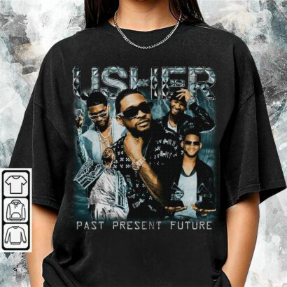 Usher shirt, Usher concert shirt, Vintage Usher Tshirt