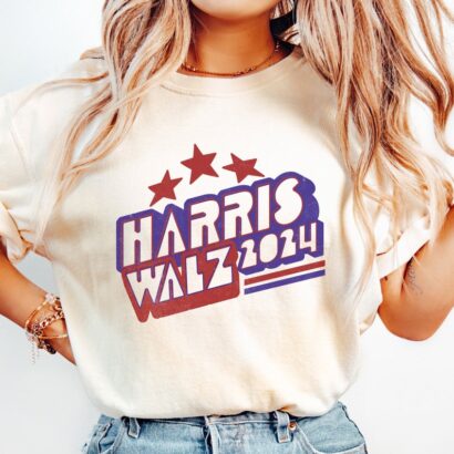 Harris Walz Shirt, Retro Vibe Kamala Harris,Kamala Harris Tim Walz President Tees