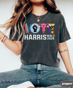 Harris Walz 2024 Vote Shirt, Banned Books, BLM, Reproductive LGBT Rights Tshirt