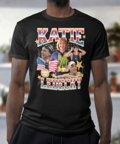 Katie Ledecky Bootleg Style Unisex Shirt, USA Swimming Team American Olympian Graphic Tee