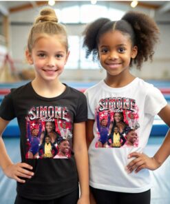 SIMONE BILES Bootleg Style Childrens T-Shirt