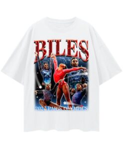 Simone Biles T-Shirt, 2024 Simon Biles Bootleg Tee, Jonathan Owens Simone Biles Tee,