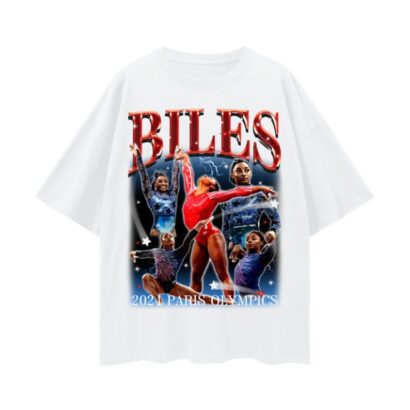 Simone Biles T-Shirt, 2024 Simon Biles Bootleg Tee, Jonathan Owens Simone Biles Tee,