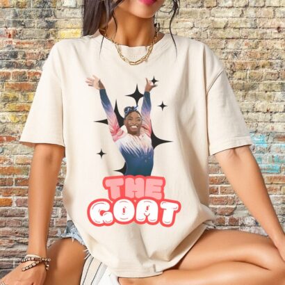 Simone Biles T-Shirt | Unisex Gymnastics Tshirt | The Goat | Team USA Gymnastics