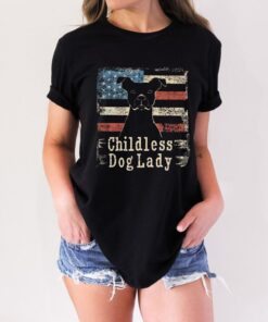 Childless Dog Lady Shirt, 2024 Election Shirt, Dog Lady Shirt, Vote Blue, Freedom, Childless Cat Lady Shirt