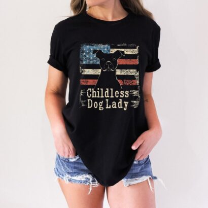 Childless Dog Lady Shirt, 2024 Election Shirt, Dog Lady Shirt, Vote Blue, Freedom, Childless Cat Lady Shirt