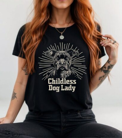 Childless Dog Lady Shirt, 2024 Election Shirt, Vote 2024, Vote Blue, Dog Lady Shirt