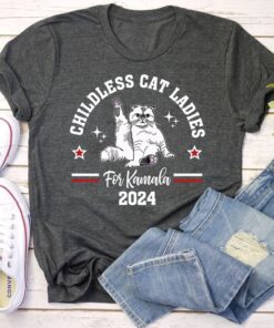 Childless Cat Lady Shirt, Kamala Shirt, Kamala Harris Shirt, This Childless Cat Lady is Voting Kamala, Childless Cat Shirt