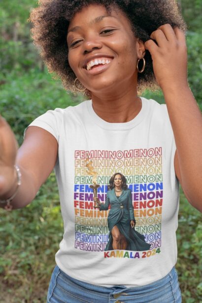 Femininomenon Kamala Rainbow Shirt, Kamala Shirt, Kamala Shirts for Women,Kamala for the Girls Shirt