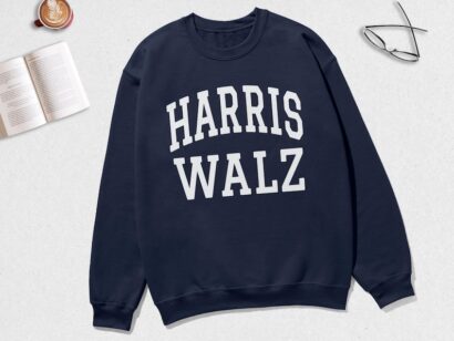 Harris Walz College Sweatshirt, Campaign Sweater, Democrats Sweater Unisex