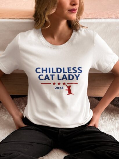 Childless Cat Lady Shirt, Childless Cat Lady for Kamala, Kamala Shirt