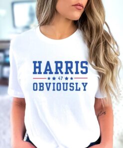 Kamala Harris 2024 Obviously Shirt Kamala Harris TShirt Obviously Harris Tee Shirts 2024 Obviously Democrat Election T Shirts Pro America