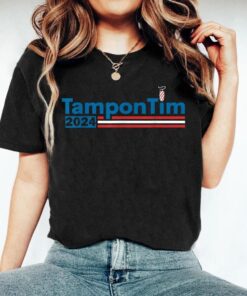 Tampon Tim Shirt, Funny Kamala's Vice President Tim Walz Shirt, My Black Job Is Voting for Kamabla T-shirtVote Democrat Vote Blue Shirt