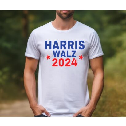 Harris Walz 2024 Unisex T-shirt, Kamala for President 2024, Democrat Supporter