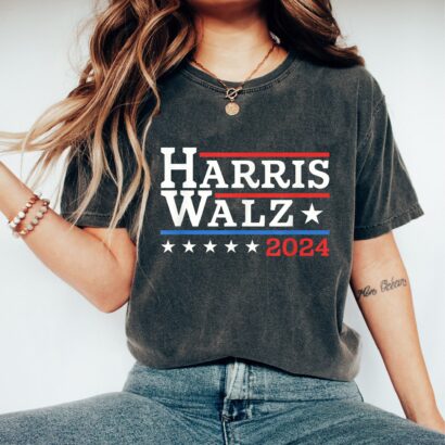 Harris Walz 2024 Retro Shirt, Kamala Harris Tim Walz, Kamala Harris Shirt, Tim Walz Shirt, Harris Flag, Walz 2024 Tshirt, American Shirt