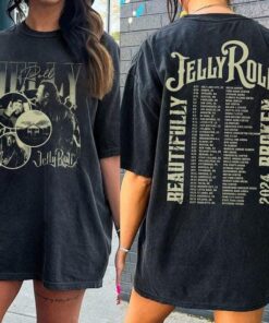 Jelly Rap Tour Roll 2 Sided Shirt, The Beautiful Broken Tour 2024 Country Music Concert Gift Unisex Shirt, Jelly Rapper Tshirt