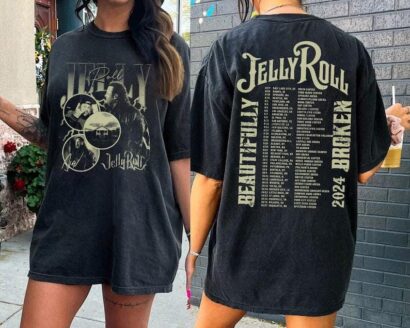 Jelly Rap Tour Roll 2 Sided Shirt, The Beautiful Broken Tour 2024 Country Music Concert Gift Unisex Shirt, Jelly Rapper Tshirt