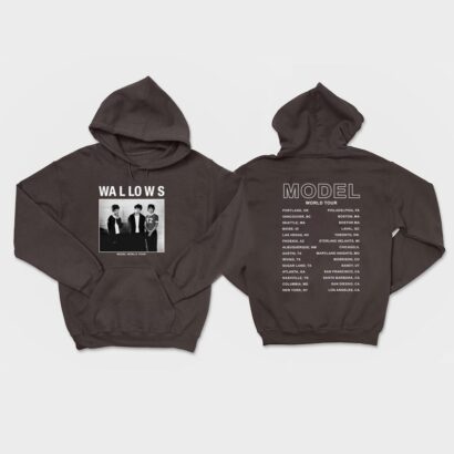 Model Tour 2024 dates shirt, Wallows band merch