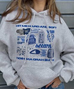 Hit Me Hard and Soft Inspired Hoodie, Album Songs Inspired Hooded Sweatshirt