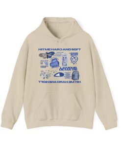 Hit Me Hard and Soft Inspired Hoodie, Album Songs Inspired Hooded Sweatshirt