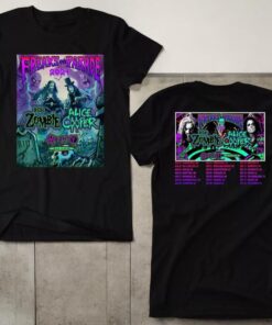 Rob Zombie and Alice Cooper’s Freaks On Parade Tour Concert 2024 Shirt, Rob Zombie Tour shirt, Alice Cooper Freaks On Parade Tour Shirt