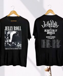 Jelly Roll Tour 2024 T-Shirt, Jelly Roll Fan Gift, Jelly Roll The Beautifully Broken Tour 2024, Jelly Roll Merch, Jelly Roll Shirt