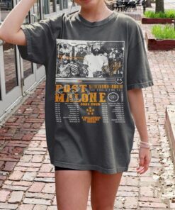 Post Malone Shirt, Post Malone Tour Music Shirt, A Collection Of Country Song List Post Malone Concert 2024 For Fan Unisex Shirt