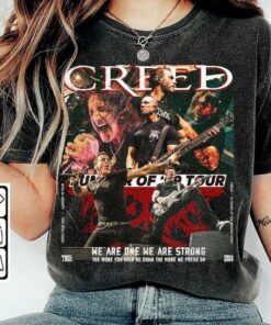 Creed Band 2024 Tour Summer Of 99 Tour Shirt, Creed Rock Band 90s Concerts Music Unisex Shirt