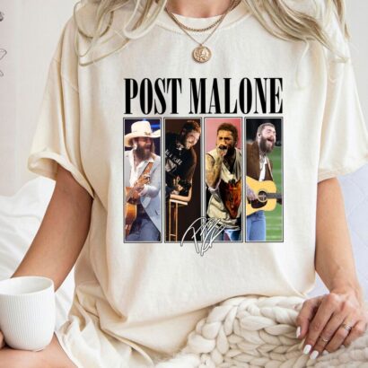 Posty Rap shirt, Vintage Posty Graphic shirt, Malone Music The Album shirt, Posty Tour Rapper Gift for Women Men Tee shirt