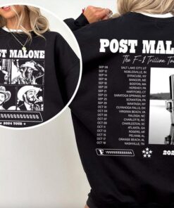 Malone f1 trillion 2024 tour Shirt, Retro post malone shirt vintage 90s style shirt, Malone Graphic Gift For Friend, Funny Posty sweatshirt