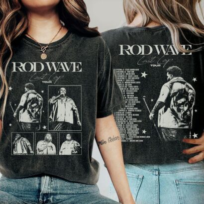 Rod Wave Shirt, Rod Wave Last Lap Concert Tour, Rod Wave Graphic Tee Album Rap 2 Side Unisex Shirt, Hoodie, Sweatshirt