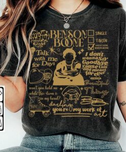 Benson Boone Doodle World Tour 2024 Concert Unisex Shirt, Benson Boone Fan Tees