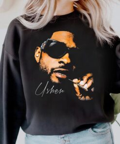 Vintage Usher Face Shirt, Concert 2024 Past Present Future Sweatshirt, Vintage Usher 90s Shirt, Usher Fan Unisex Tee