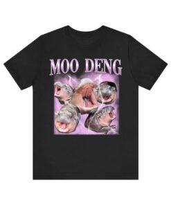 Moo Deng Shirt, Vintage Moo Deng Bootleg Shirt, Funny Moo Deng Shirt, Funny Hippo Shirt, Trending Shirt