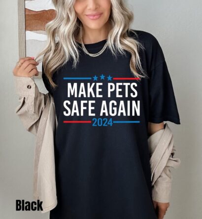 Make Pets Safe Again Tshirt, Tump Vance 2024, Save The Pets, Funny Trump Shirt