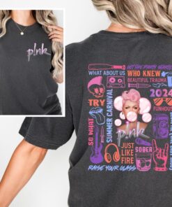 P!nk Pink Singer Summer Carnival 2024 Tour Shirt,Pink Fan Lovers Shirt,Music Tour 2024 Shirt,Trustfall Album Shirt,Concert 2024 P!nk shirt