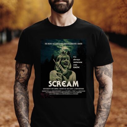 Vintage Scream Shirt | Halloween Horror Tee | Horror Movie Shirt | No You Hang Up | Scream Movie Shirt | Wes Craven Shirt | Scary Movie Tee