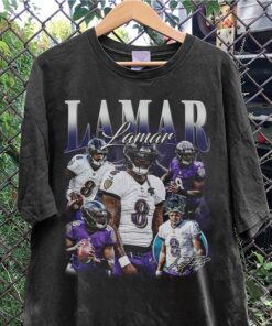 Vintage 90s Graphic Style Lamar Jackson T-Shirt, Lamar Jackson Shirt, Baltimore Football Shirt, Vintage Oversized Sport Shirt Sweatshirt