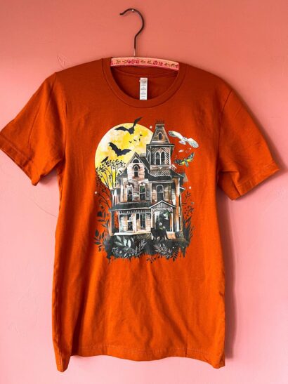 Haunted House Unisex t-shirt