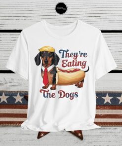 They Are Eating The Dogs Shirt, Donald Trump Debate Shirt, Debate 2024 Shirt, Trump Debate Tank Top