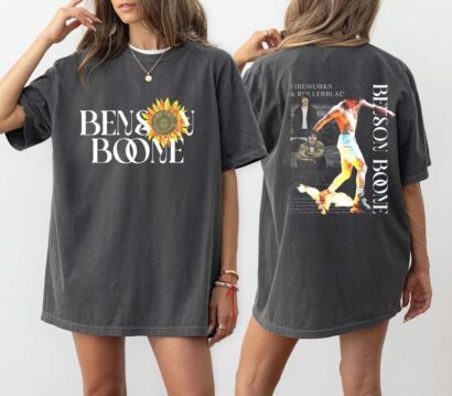 Benson Boone World Tour T Shirt And Hoodies for Women Men Pullover Sweatshirt Benson Boone Tee for Fan Clothes Clothing Fans