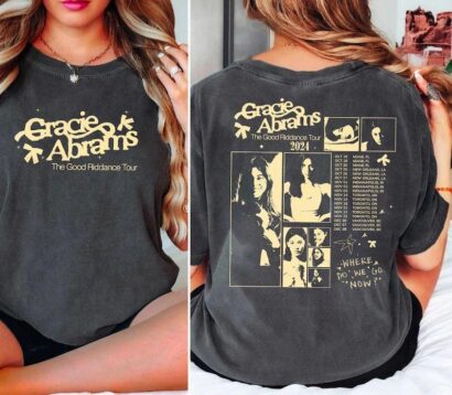 Gracie Abrams The Secret Of Us Tour 2024 2 Sides Music Shirt, Gracie Tour Music Album Shirt, Funny Gracie Abrams Shirt