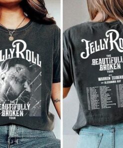 Jelly Roll Graphic Shirt, Jelly Roll The Beautifully Broken Tour 2024 2 side Shirt, Jelly Roll 2024 Concert Shirt, Country Music Shirt