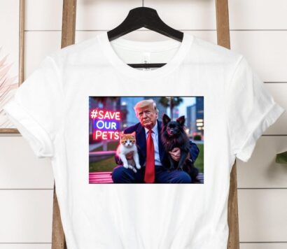 Save Our Pets Trump 2024 They are eating dogs Funny Trump Shirt- Presidential debate