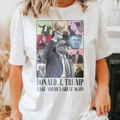 Donald Trump Eras Shirt, Donald Trump Eras Tour Style Shirt, Trump 2024, Election Shirt For Trump Supporter, Make America Great Again