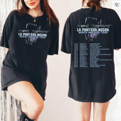 Myke Towers 2024 Tour Shirt | Myke Towers Concert Merch T Shirt | Comfort Colors La Pantera Negra Album North America Tour Shirt