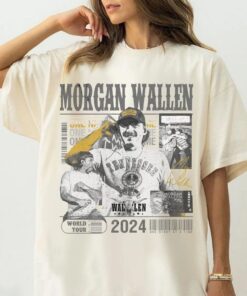 Morgan One Night At A Time Tour 2024 Tshirt, One Night At A Time Tour Fan Shirt, Vinatge Morgan Graphic Tee