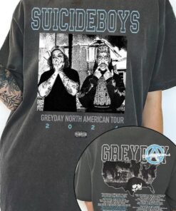 Greyday 2024 Suicideboys Hip-Hop 2 Sides Shirt, Grey Day 2024 Tour Sweater, Music Tour 2024, Hip Hop Lover Gift, Suicideboys Fan Merch