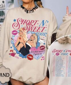 Short N Sweet Sweatshirt, Music Tour 2024,Please Please Please,Espresso Shirt,Concert Shirt,Soft Girl Aesthetic,Music Lover Gift,Taste Shirt